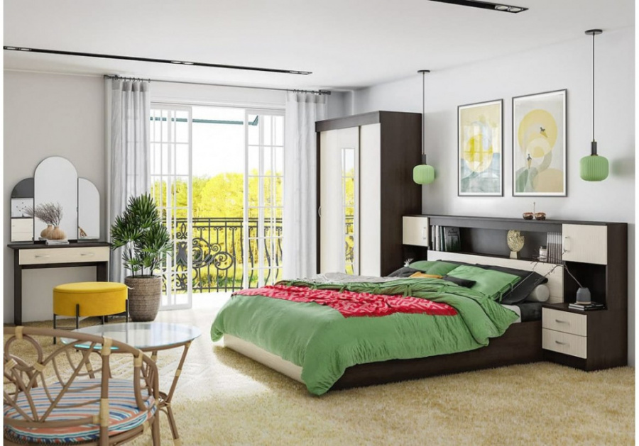 Спальный гарнитур "Бася-2 (трельяж)" в Великом Новгороде - фото Спальный гарнитур "Бася-2 (трельяж)" в Великом Новгороде - картинка