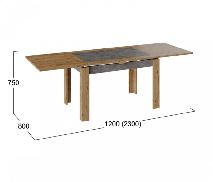 Стол раздвижной "Хьюстон" тип 4 в Великом Новгороде - картинка