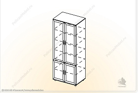 Шкаф двухстворчатый "Классика" ШК в Великом Новгороде - картинка