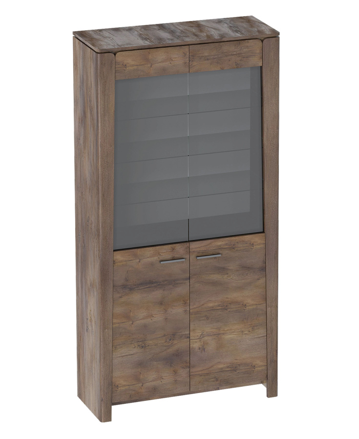 Шкаф -витрина двухдверный "Мальта" гостиная в Великом Новгороде - картинка