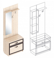 Тумба с зеркалом «Наоми» в Великом Новгороде - картинка