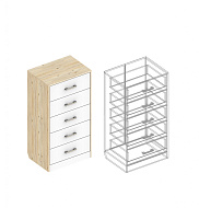 Комод «Милана» с 5 ящиками в Великом Новгороде - картинка