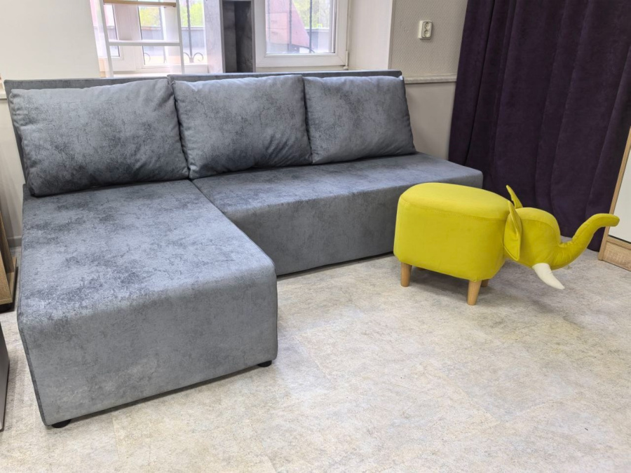 Диван угловой «Сеул», левый угол, Elza 15 в Великом Новгороде - фото Диван угловой «Сеул», левый угол, Elza 15 в Великом Новгороде - картинка