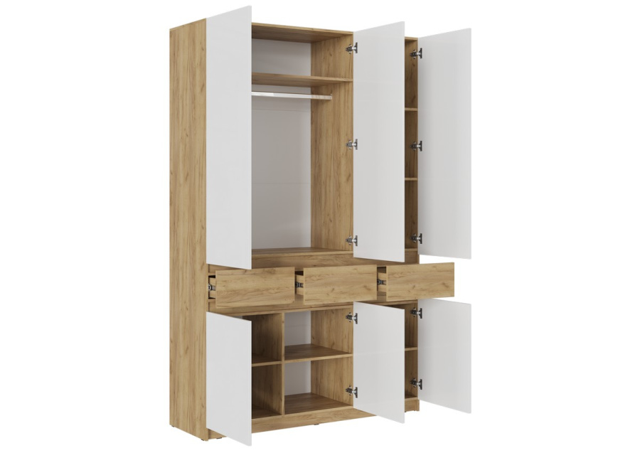 Шкаф 3-створчатый "БОСТОН" 1,5 м в Великом Новгороде - картинка