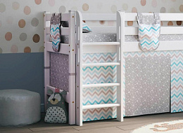 Кровать низкая "Соня" с прямой лестницей в Великом Новгороде - картинка