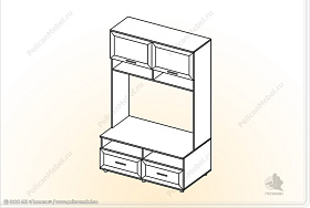 Стенка "Классика" ШМ-3 в Великом Новгороде - картинка