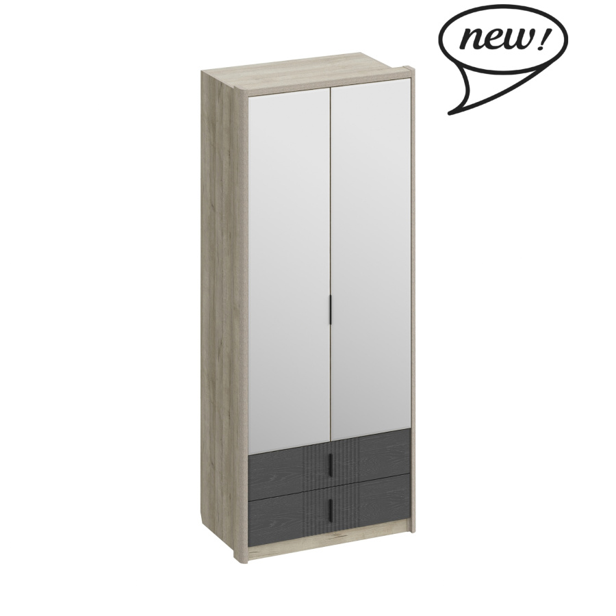 Шкаф двухдверный с зеркалом и ящиками ШЕР в Великом Новгороде - фото Шкаф двухдверный с зеркалом и ящиками ШЕР в Великом Новгороде - картинка