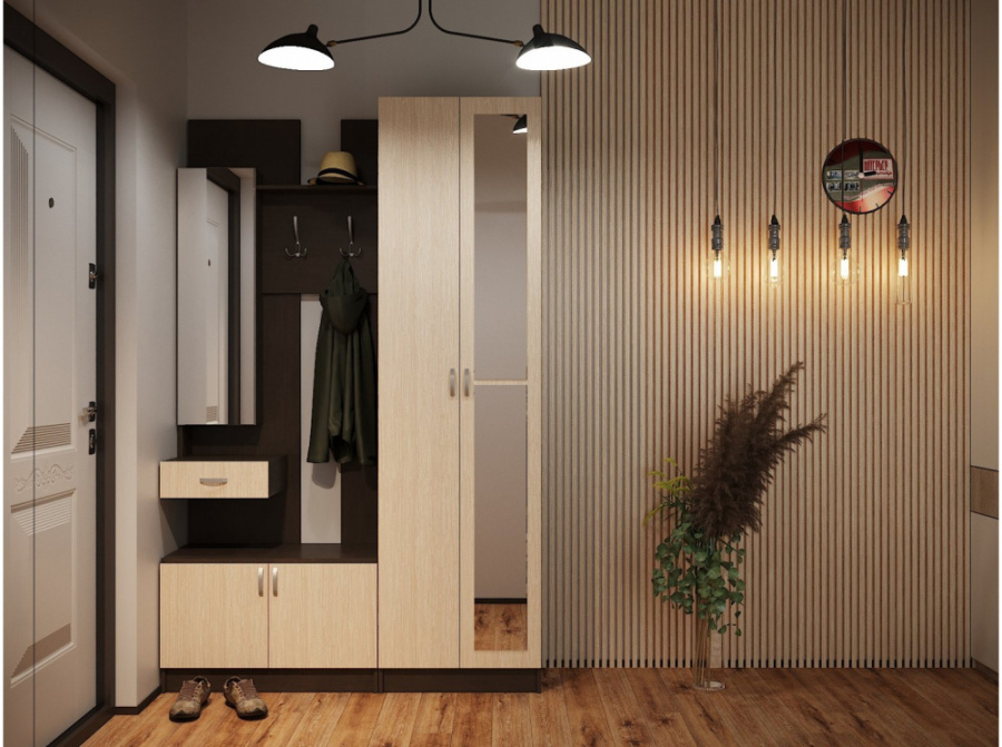 Вешалка с зеркалом ВШ-1 "Вега" в Великом Новгороде - картинка