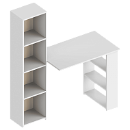 Стол письменный «Бьянко» со стеллажом в Великом Новгороде - картинка
