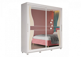 Шкаф-купе "Комфорт-12 ПРАЙМ 2,0 м" (фигурные) в Великом Новгороде - картинка