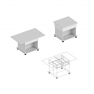 Стол журнальный раскладной «Сандра» в Великом Новгороде - фото Стол журнальный раскладной «Сандра» в Великом Новгороде - картинка