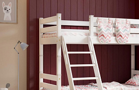 Кровать двухъярусная "Соня" с наклонной лестницей в Великом Новгороде - картинка