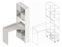 Уголок письменный «Умка» (правое) в Великом Новгороде - картинка