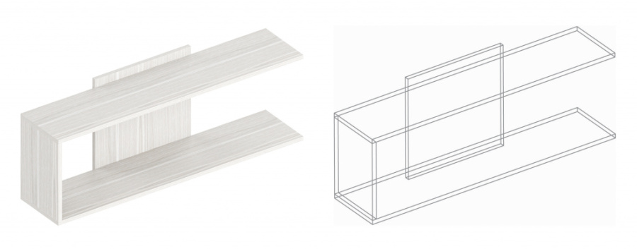 Полка настенная «Александрия» ГА-15 в Великом Новгороде - картинка