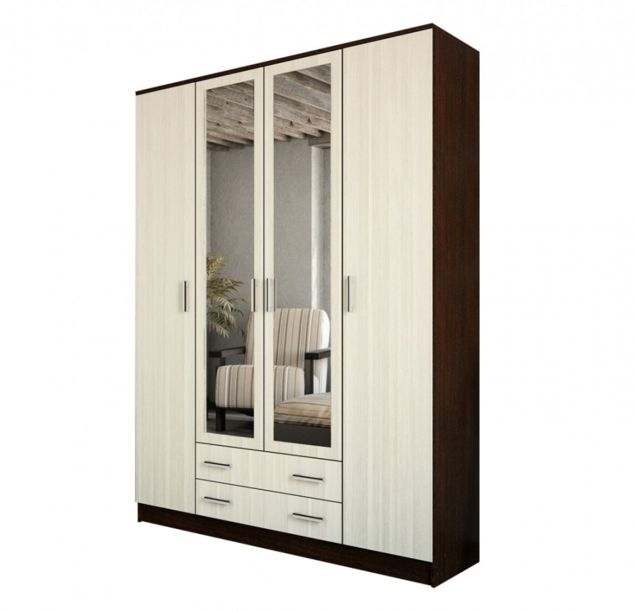 Шкаф 4х-створчатый "Квадро" в Великом Новгороде - картинка