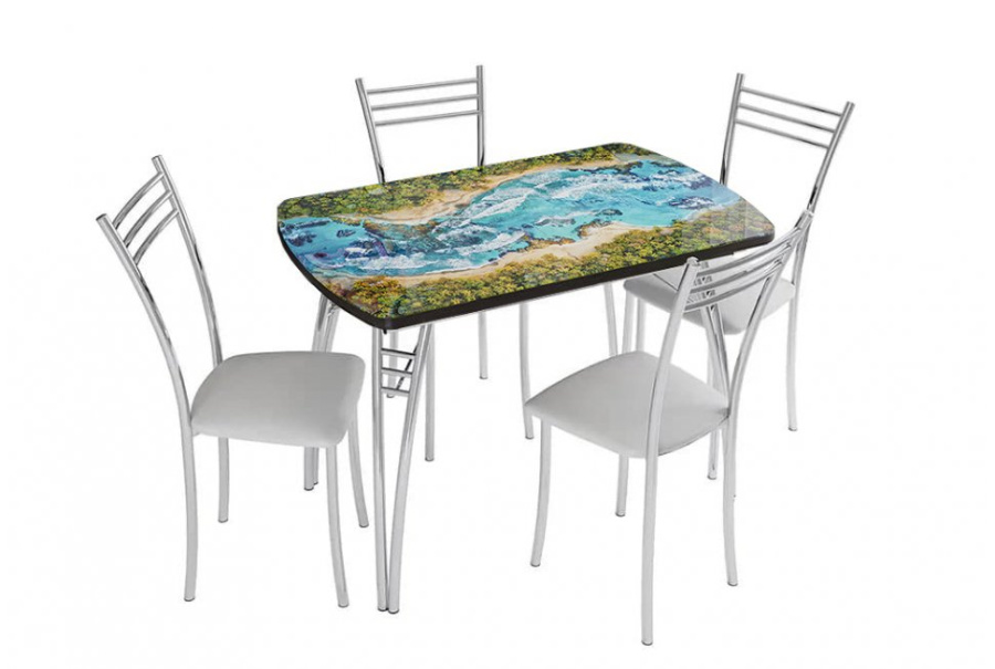 Обеденная группа с раздвижным столом в Великом Новгороде - картинка