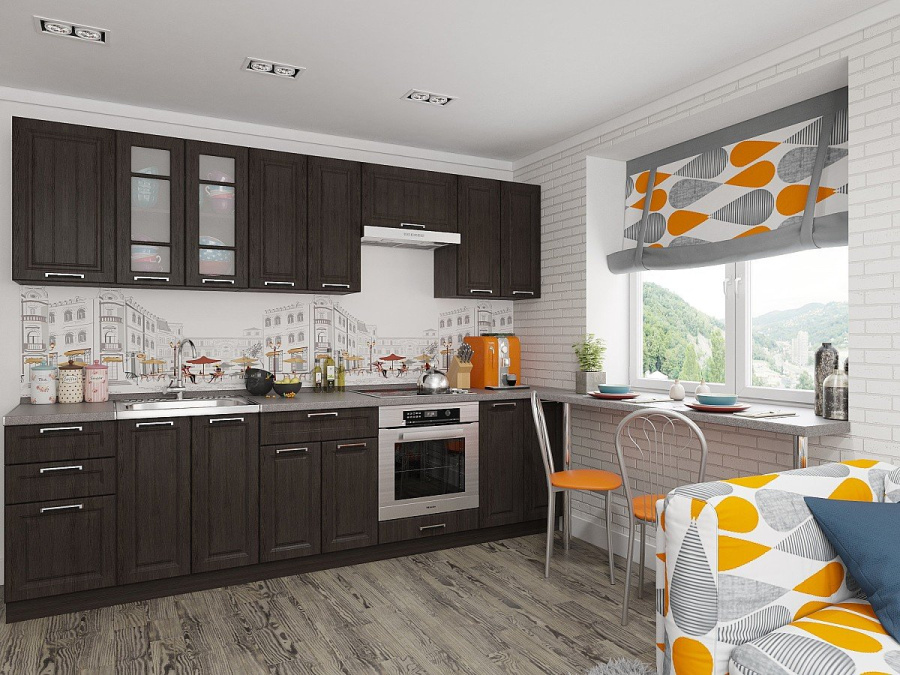 Кухня Прага-02 в Великом Новгороде - фото Кухня Прага-02 в Великом Новгороде - картинка