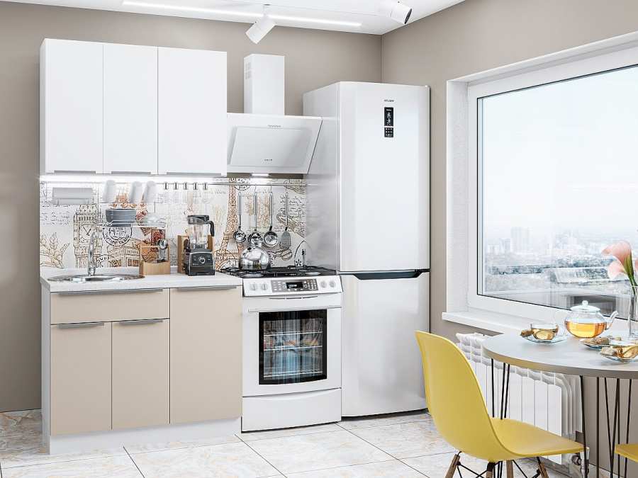 Кухня Фьюжн-05 в Великом Новгороде - фото Кухня Фьюжн-05 в Великом Новгороде - картинка