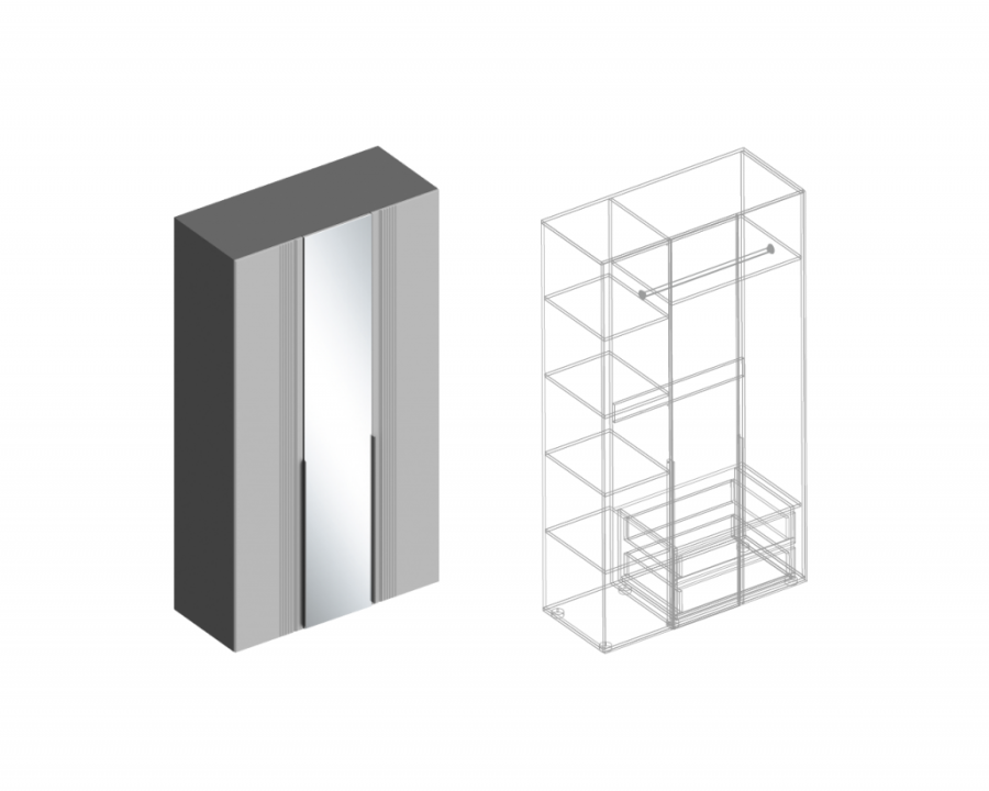 Шкаф Вита 3-ств в Великом Новгороде - фото Шкаф Вита 3-ств в Великом Новгороде - картинка