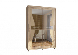 Шкаф-купе "Комфорт-12 ПРАЙМ 1,5 м" (фигурные) в Великом Новгороде - фото Шкаф-купе "Комфорт-12 ПРАЙМ 1,5 м" (фигурные) в Великом Новгороде - картинка