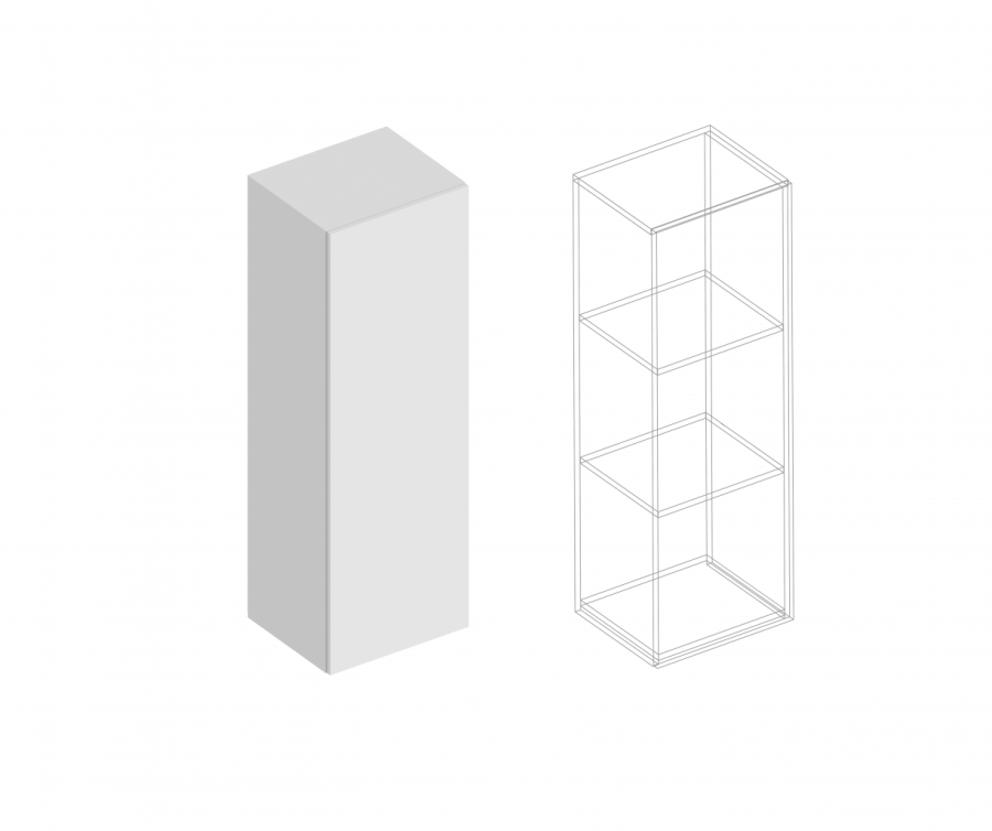 Шкаф настенный «Бэлла» 1-ств в Великом Новгороде - фото Шкаф настенный «Бэлла» 1-ств в Великом Новгороде - картинка