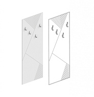 Панель под вешалки МДФ «Сандра» в Великом Новгороде - картинка