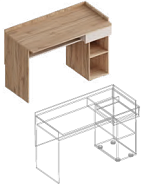 Стол письменый с ящиком МС «Сицилия» в Великом Новгороде - картинка