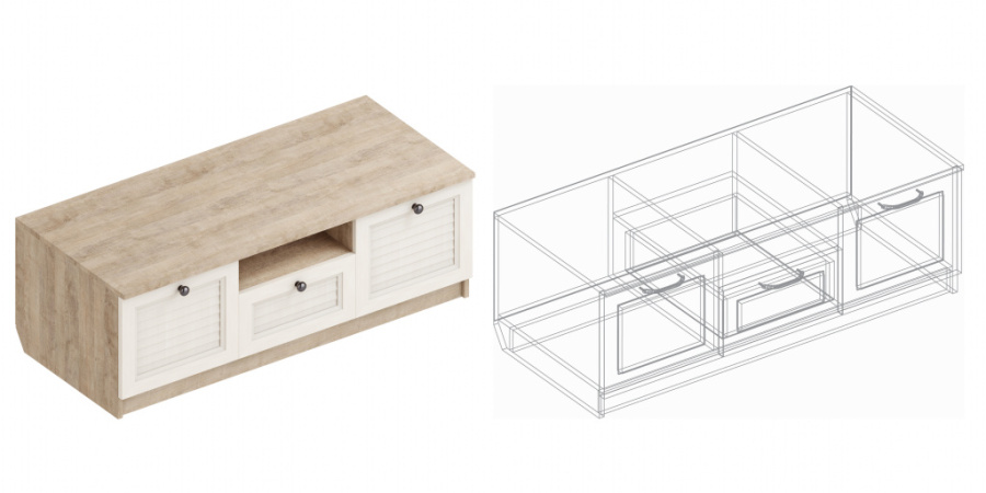 Тумба под ТВ «Филадельфия» ГФ-11 №2 в Великом Новгороде - картинка
