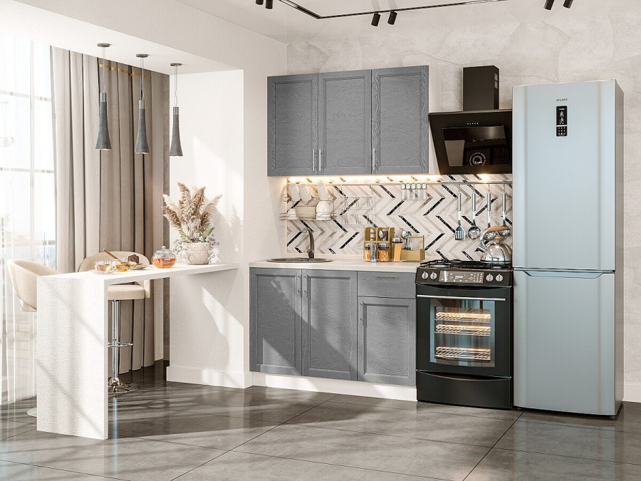 Кухня Сканди-05 в Великом Новгороде - фото Кухня Сканди-05 в Великом Новгороде - картинка