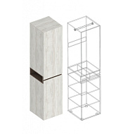 Пенал «Анита» 2-ств с боковой нишей и штангой в Великом Новгороде - картинка