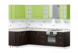 Кухня угловая "Виола Нео" 2,6х1,55м (кантри) в Великом Новгороде - картинка