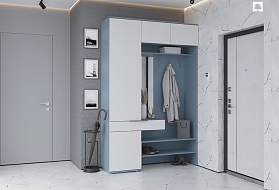 Прихожая с пеналом и антресолью ЛЕВАЯ МС «Бриз» в Великом Новгороде - картинка