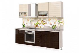 Кухня "Виола Нео" 2,4м (тигра узкая) в Великом Новгороде - картинка