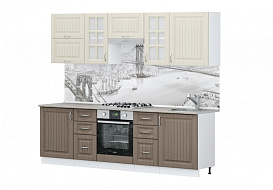 Кухня "Виола Нео" 2,6м (кантри) в Великом Новгороде - картинка