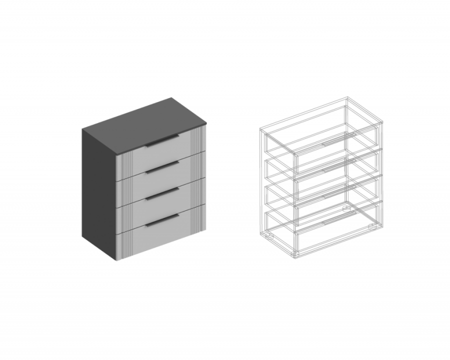 Комод Вита с 4 ящиками в Великом Новгороде - картинка