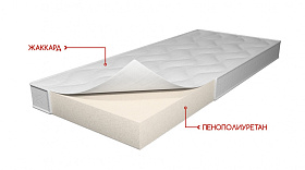 Матрас Стандарт ЭКО ППУ h16 см - 1200х2000 мм в Великом Новгороде - фото Матрас Стандарт ЭКО ППУ h16 см - 1200х2000 мм в Великом Новгороде - картинка