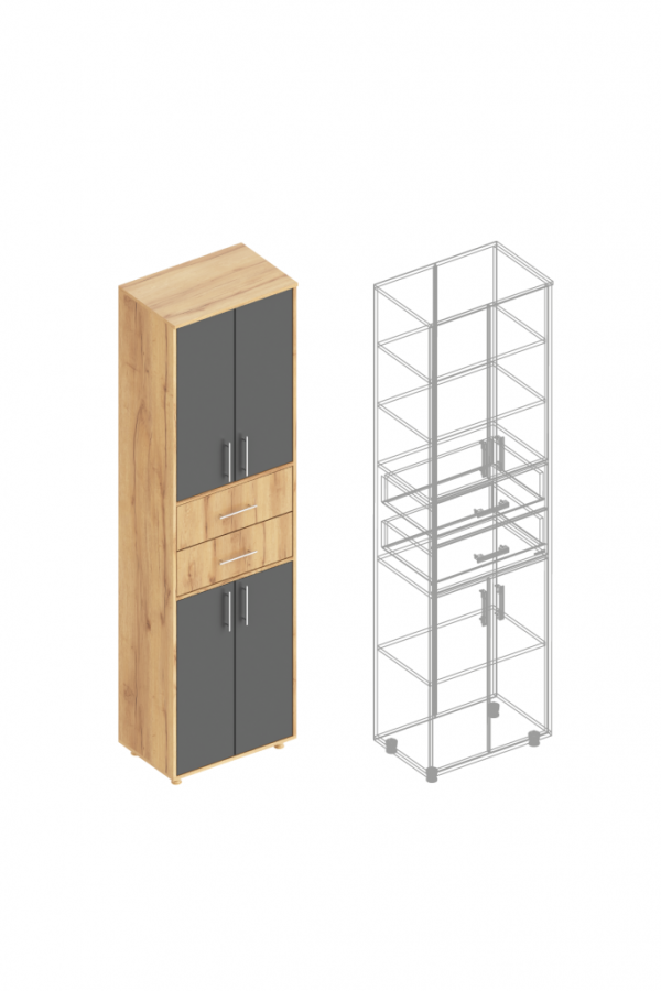 Шкаф «Граф» с 2 ящиками (по центру) в Великом Новгороде - картинка