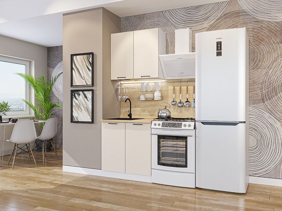 Кухня Флэт-03 в Великом Новгороде - картинка