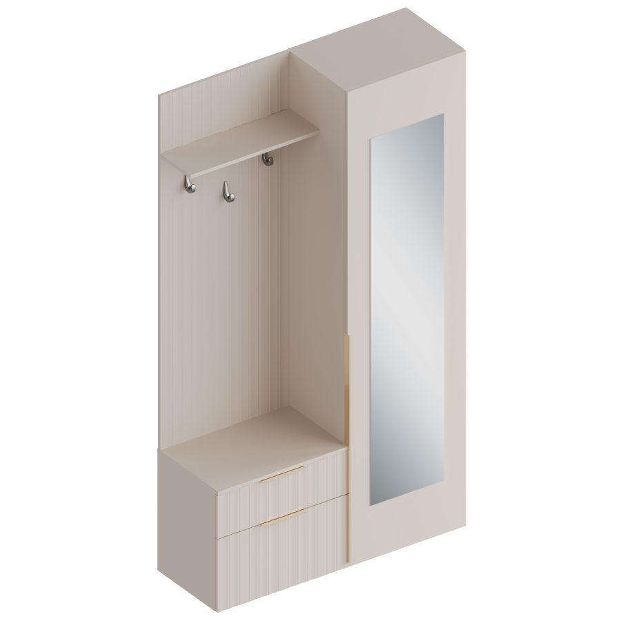 Прихожая с пеналом (правое исполнение) МС "Тефия" в Великом Новгороде - картинка