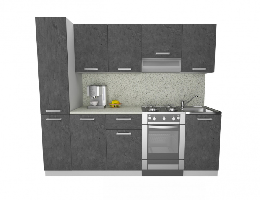 Кухня "Симпл" 2,5м (Н) в Великом Новгороде - фото Кухня "Симпл" 2,5м (Н) в Великом Новгороде - картинка