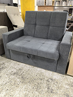 Выкатной диван Квадрат 0,9 ППУ серый в Великом Новгороде - картинка