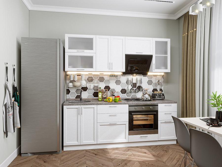 Кухня Сканди-02 в Великом Новгороде - фото Кухня Сканди-02 в Великом Новгороде - картинка