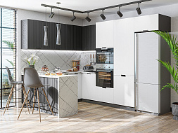 Кухня Евро Лайн-03 в Великом Новгороде - картинка