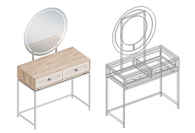 Стол гримерный «Филадельфия» СФ-22 в Великом Новгороде - картинка