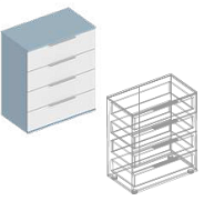 Комод с 4-мя ящиками МС «Бриз» в Великом Новгороде - картинка