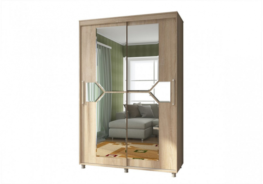 Шкаф-купе "Комфорт-12 ПРАЙМ 1,5 м" (калейдоскоп) в Великом Новгороде - картинка