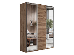 Шкаф-купе Широкий Прайм 3-х дверный (Зеркало/ЛДСП) в Великом Новгороде - картинка