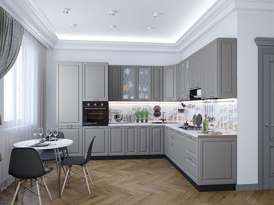 Кухня Ницца-04 в Великом Новгороде - картинка