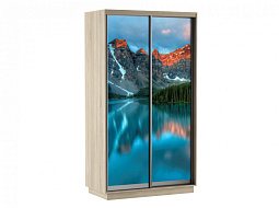 Шкаф-купе 2-х дверный "ЛЕО" (Горы) в Великом Новгороде - фото Шкаф-купе 2-х дверный "ЛЕО" (Горы) в Великом Новгороде - картинка