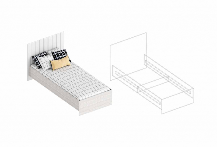 Кровать «Александрия» ДА-19 в Великом Новгороде - картинка